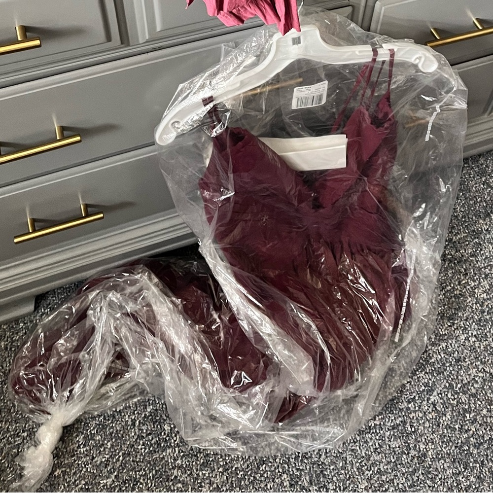 Wine color- Bridesmaid dress. NWT
